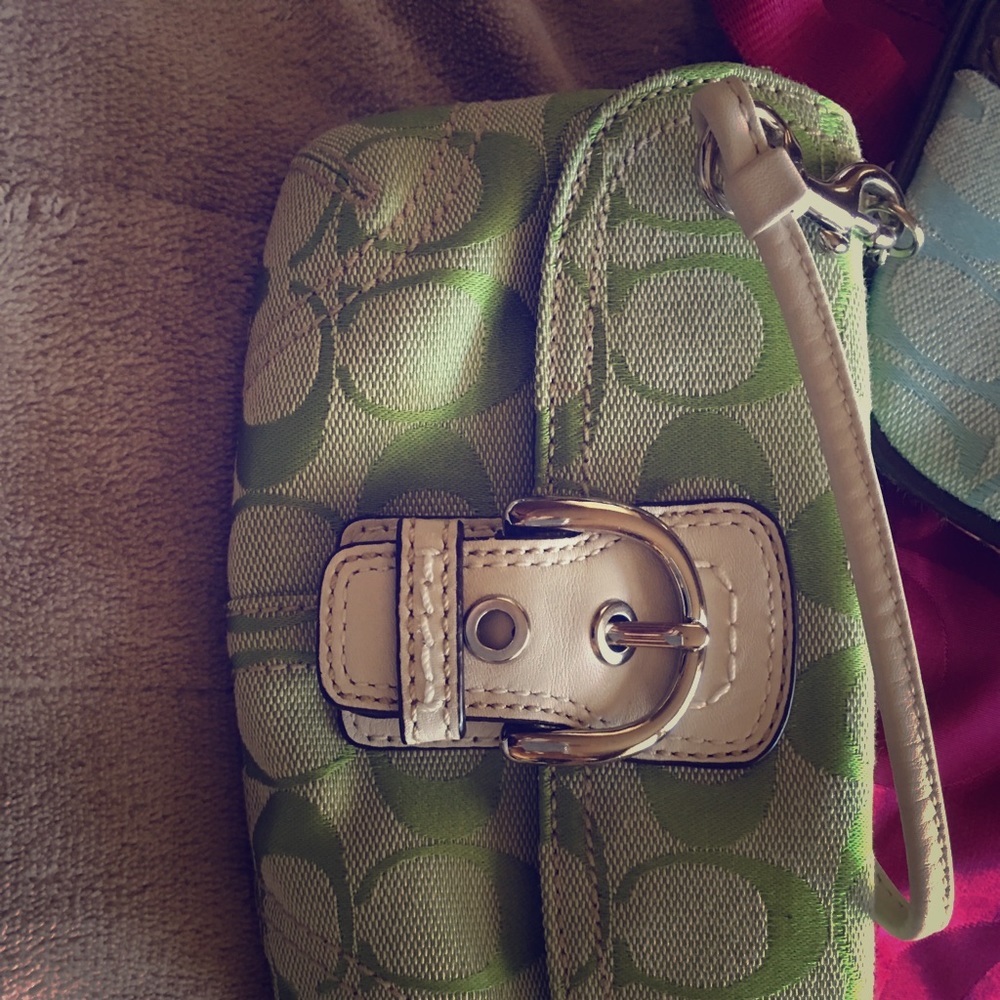 Coach small wristlet